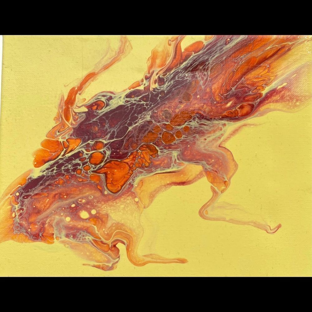 ‘SEA SQUID’ ORIGINAL ACRYLIC ART by Susan‎